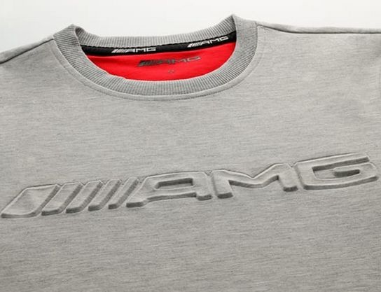 AMG Sweatshirt grau melange Größe M Original Mercedes-AMG Collection_2